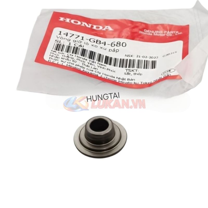 Chén móng ngựa, lò xo xupap DREAM, WAVE, FUTURE, CUB.... zin 14771-GB4-680 - Ảnh 4