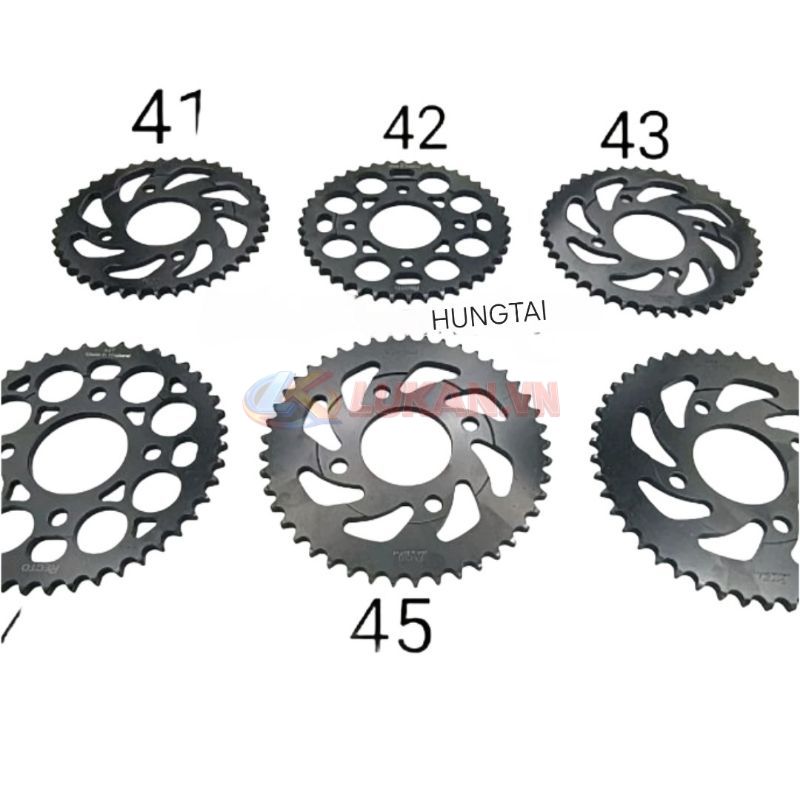 Bánh răng, dĩa nhông tải bánh sau WINNER, SONIC, CBR 150... đủ kích thước - Ảnh 3