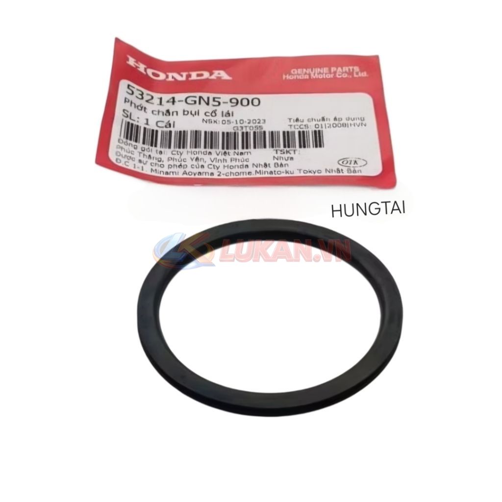 Gioăng ron, phớt chắn bụi cổ lái DREAM, WAVE, FUTURE.... cao su chảng ba zin 53214-GN5-900