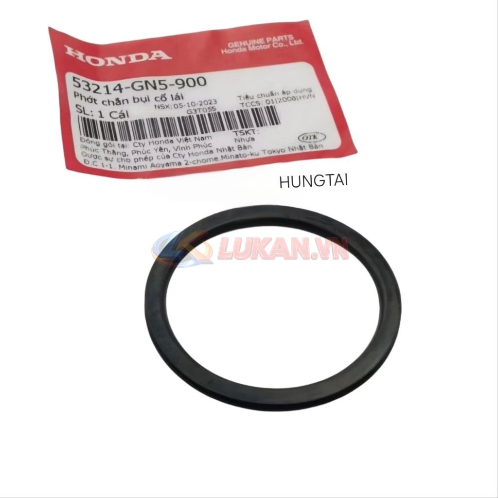 Gioăng ron, phớt chắn bụi cổ lái DREAM, WAVE, FUTURE.... cao su chảng ba zin 53214-GN5-900 - Ảnh 4