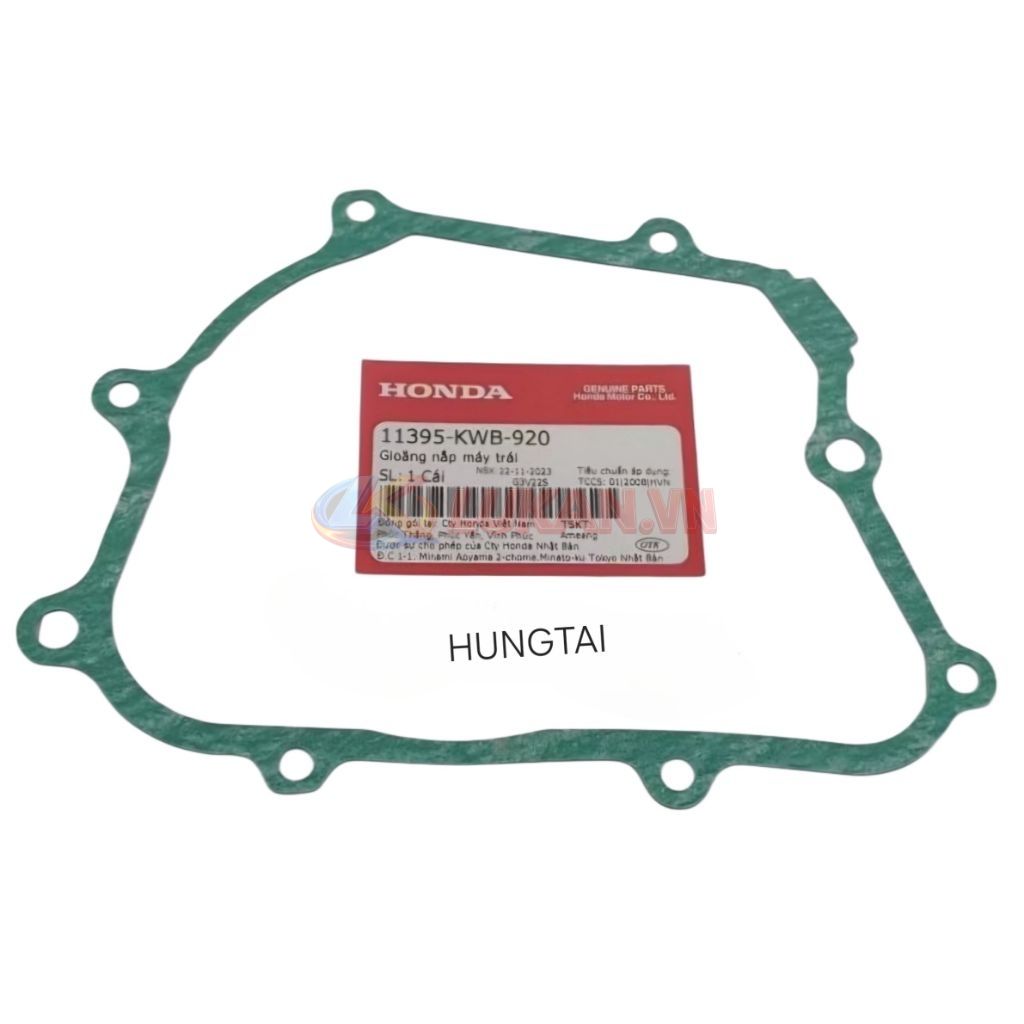 Gioăng, ron lốc máy trái lửa, điện WAVE S110, RSX, BLADE, A110... zin 11395-KWB-920 - Ảnh 3