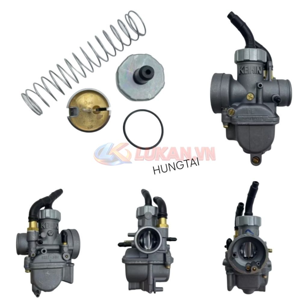 Bình xăng con, chế hòa khí NOVA Thái PE 26mm xe DREAM, WAVE..... - Ảnh 2