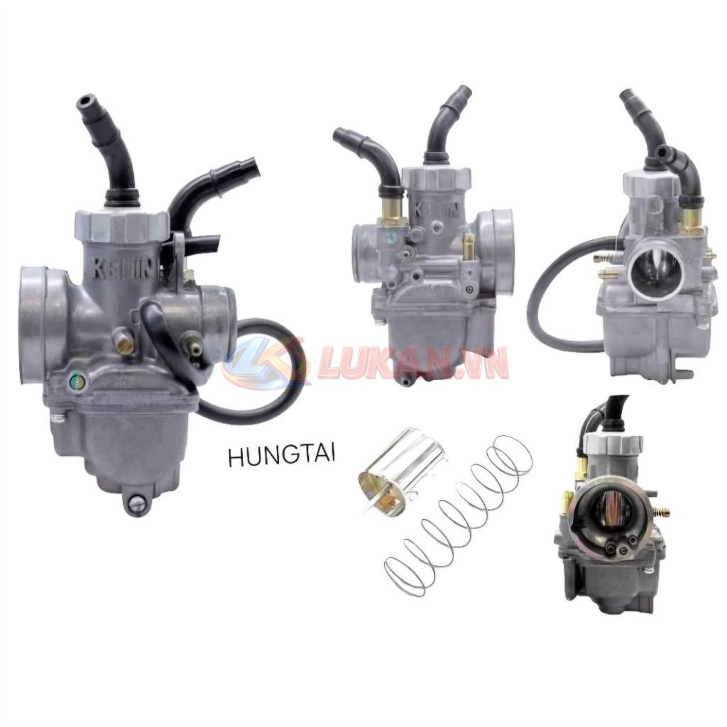 Bình xăng con, chế hòa khí NOVA Thái PE 26mm xe DREAM, WAVE..... - Ảnh 4