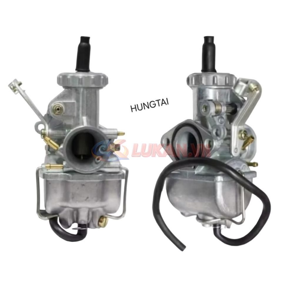 Bình xăng con, chế hòa khí CD 125 trái ga 22 xe DREAM, WAVE, CUB...