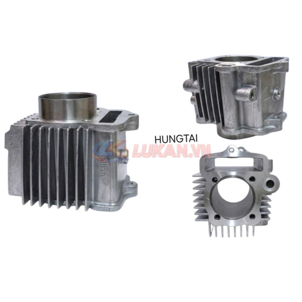 Lòng nhôm, hơi xi lanh xe CUB 78, 81, 82, 67.... dài 78 trái 52,5mm - Ảnh 2