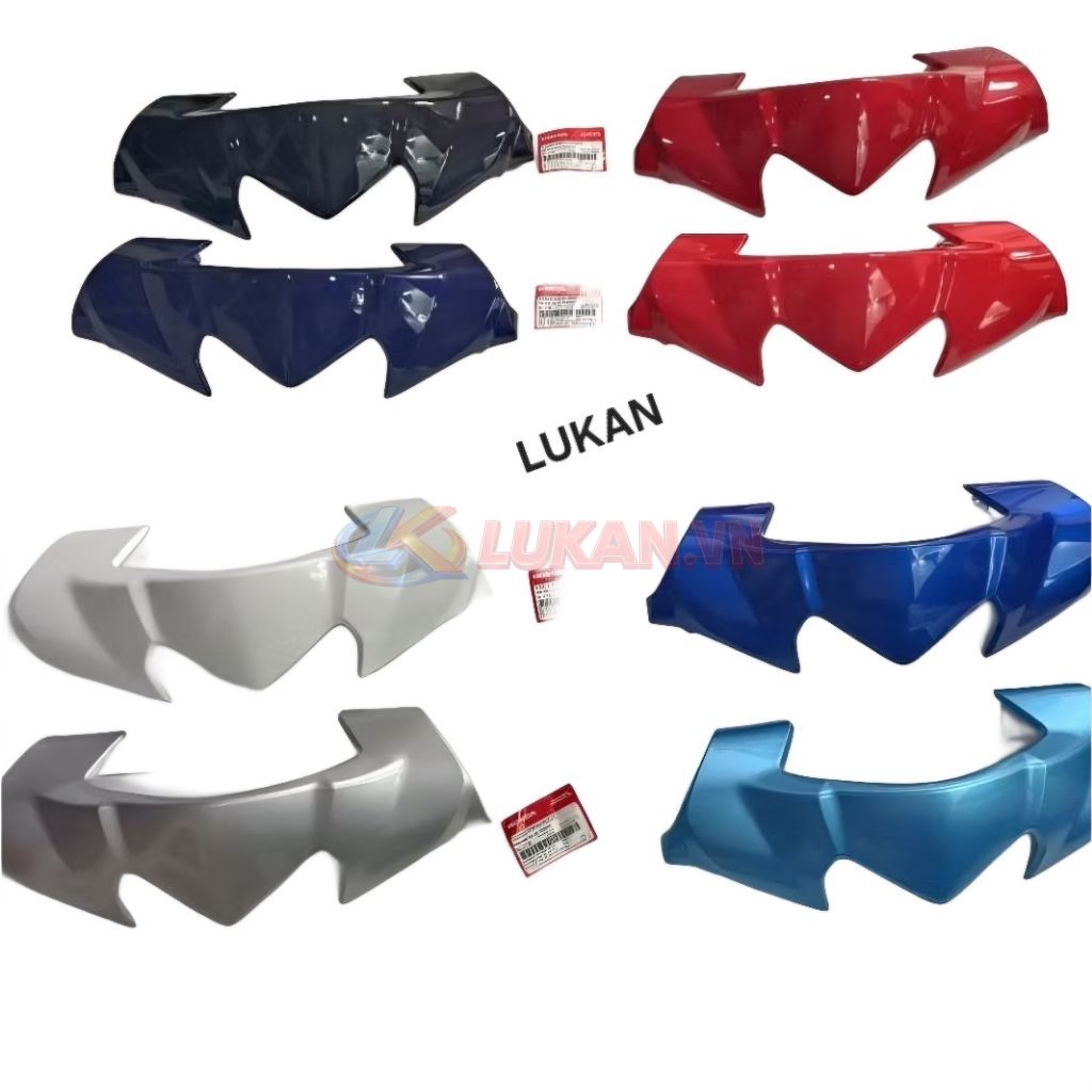 Nhựa, ốp trên nắp đầu đèn WAVE S110, RS, RSX.... đủ màu... zin Honda - Ảnh 6
