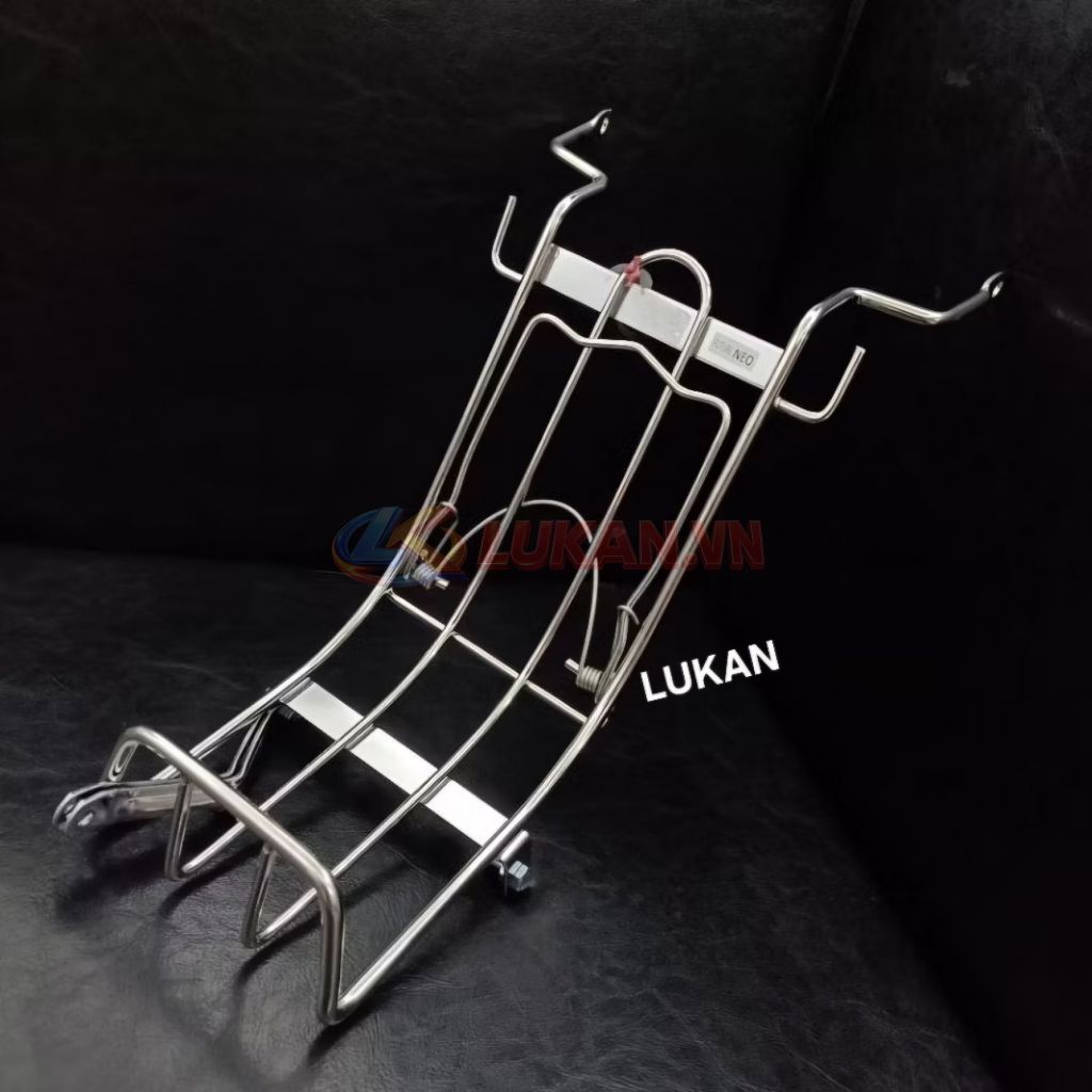 Baga giữa inox treo đồ xe FUTURE NEO, X 125 8 li mẫu xưa - Ảnh 2