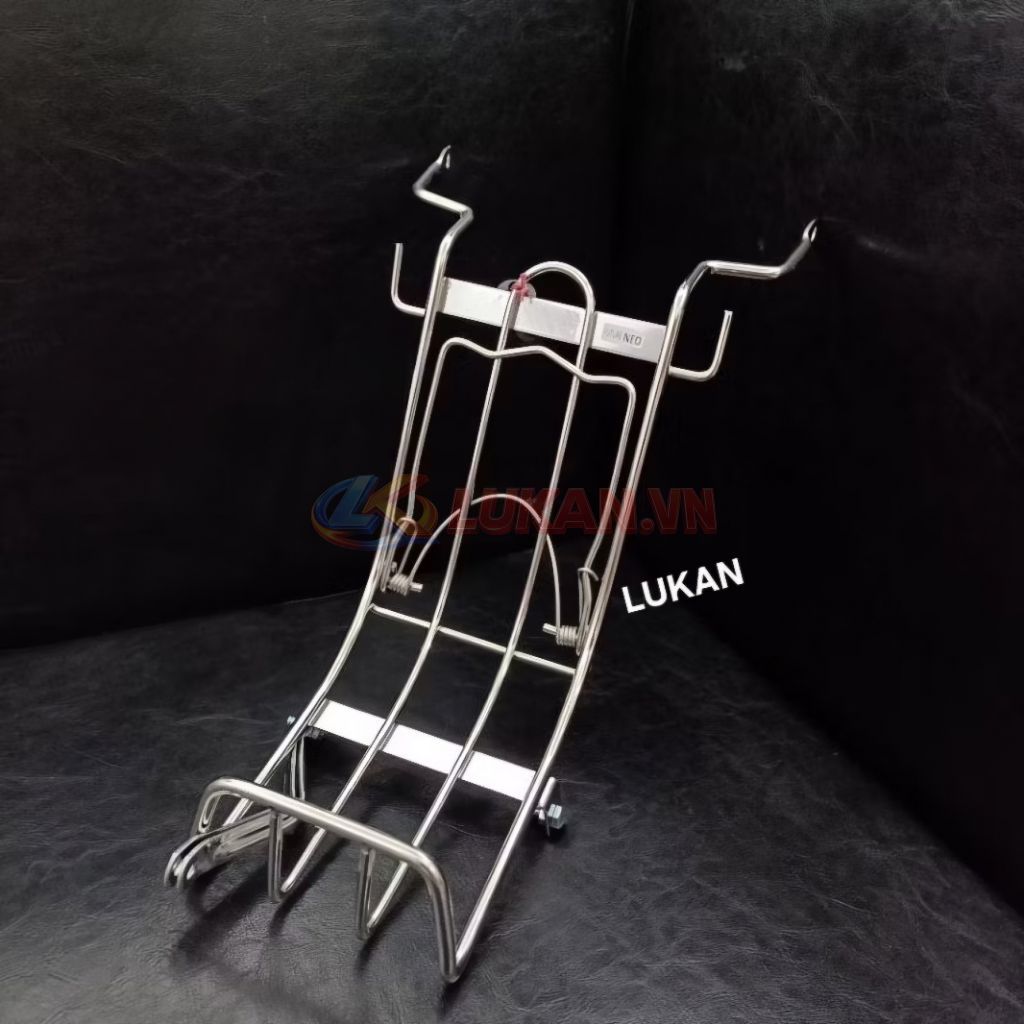 Baga giữa inox treo đồ xe FUTURE NEO, X 125 8 li mẫu xưa - Ảnh 3