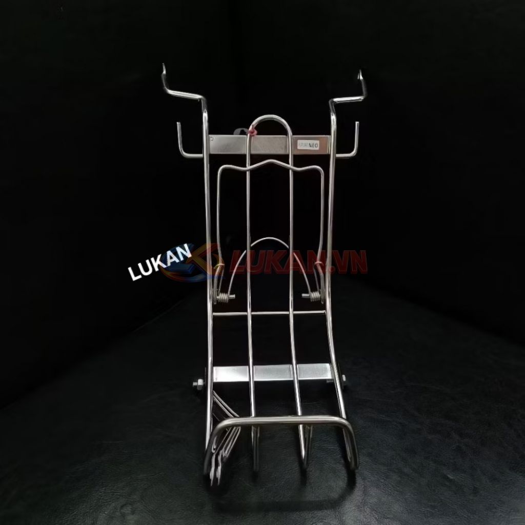 Baga giữa inox treo đồ xe FUTURE NEO, X 125 8 li mẫu xưa - Ảnh 4