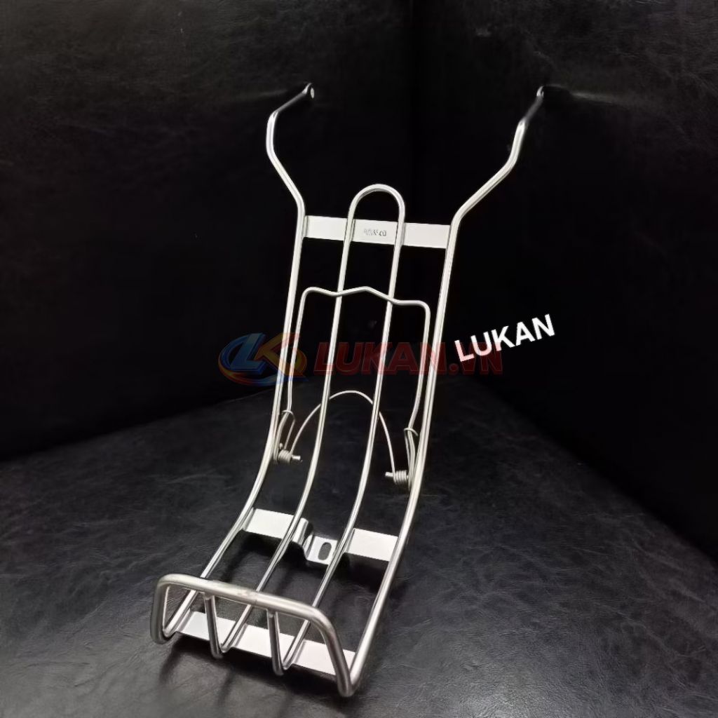 Baga giữa inox kẹp để đồ xe FUTURE 1 đời đầu 8li mẫu xưa - Ảnh 3