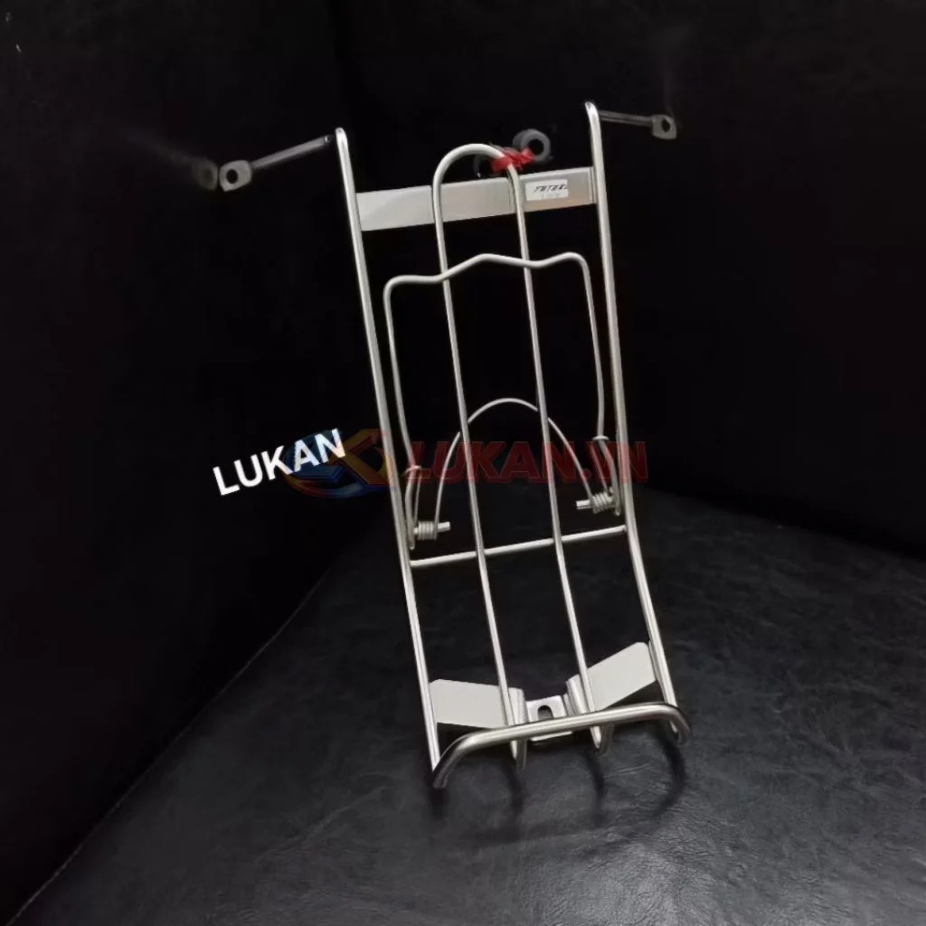 Baga giữa inox, kẹp để đồ xe FUTURE MẬP 125 2012-2017... 8 li mẫu xưa - Ảnh 2