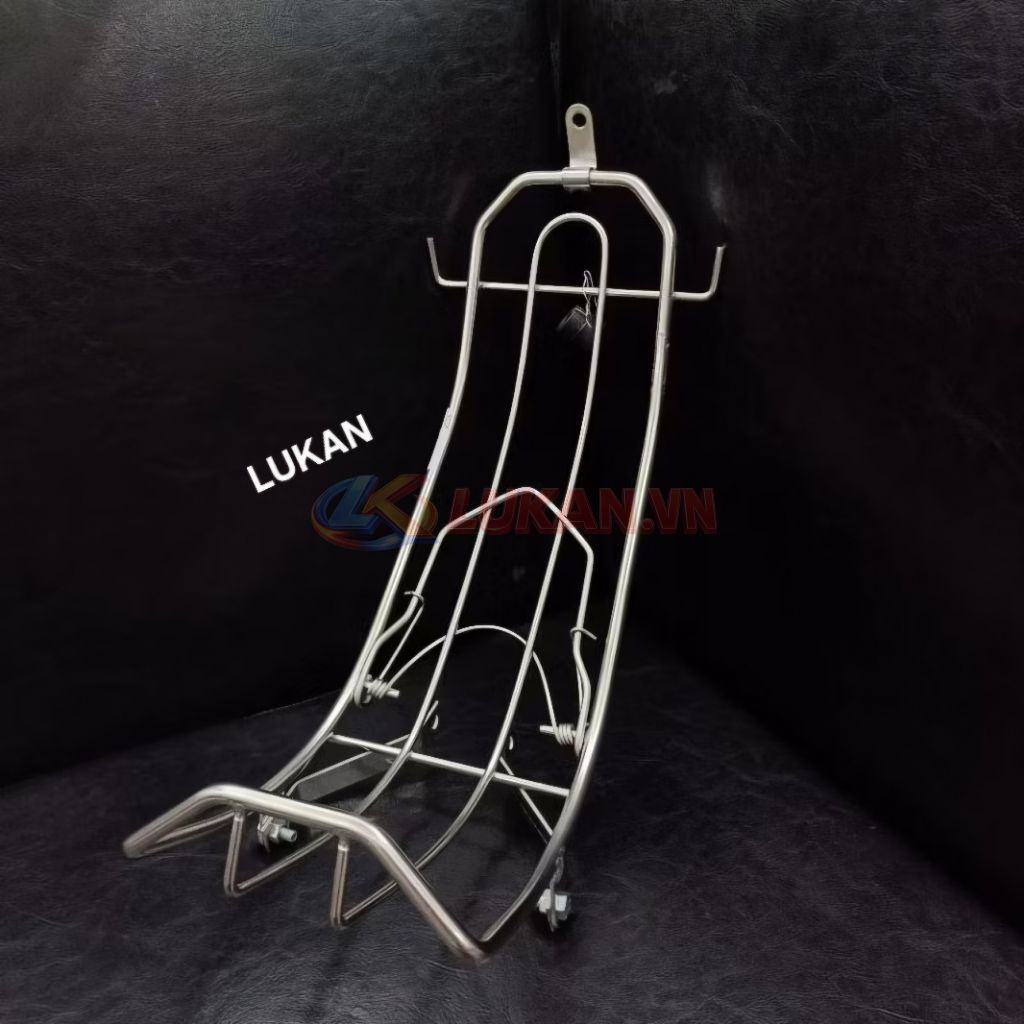 Baga giữa inox kẹp treo đồ xe FUTURE 2, WAVE 125i 8li - Ảnh 2
