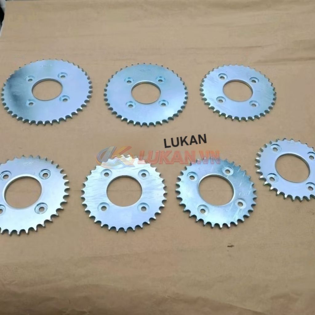 Bánh răng, dĩa nhông tải bánh sau WAVE A, RS, S110, RSX, FUTURE 125.... đủ kích thước - Ảnh 2
