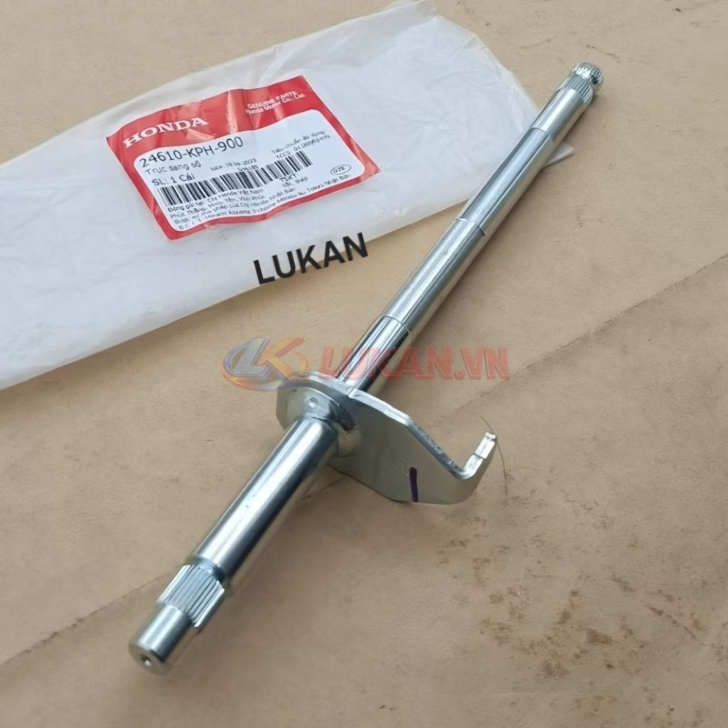 Trục, cốt cần sang số FUTURE 2, NEO, MẬP, LED 125.... zin Honda 24610-KPH-900