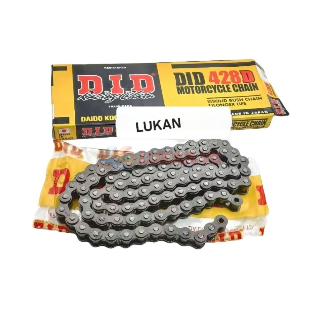 Sợi sên, xích tải chính hãng DID xe DREAM Thái, Super, CUB... 100 mắt - Ảnh 4