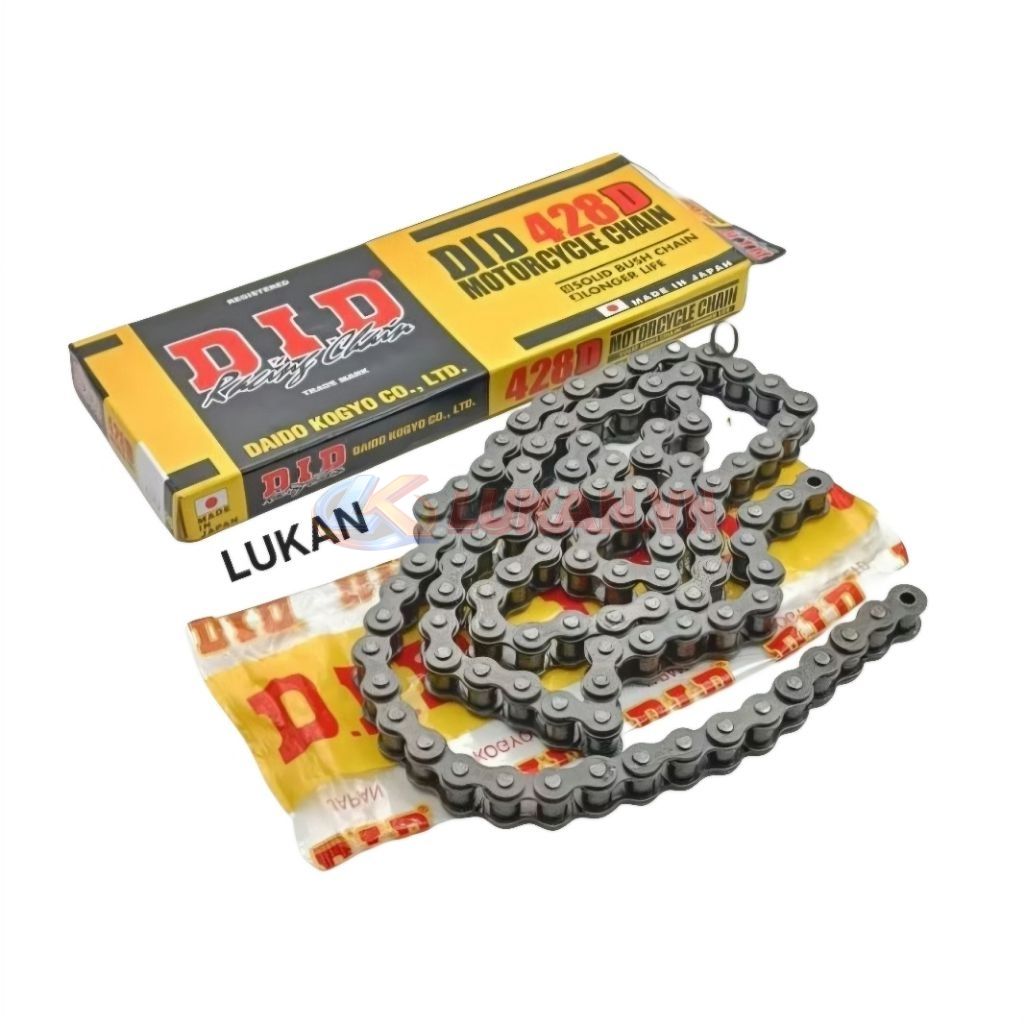 Sợi sên, xích tải chính hãng DID xe DREAM Thái, Super, CUB... 100 mắt - Ảnh 3