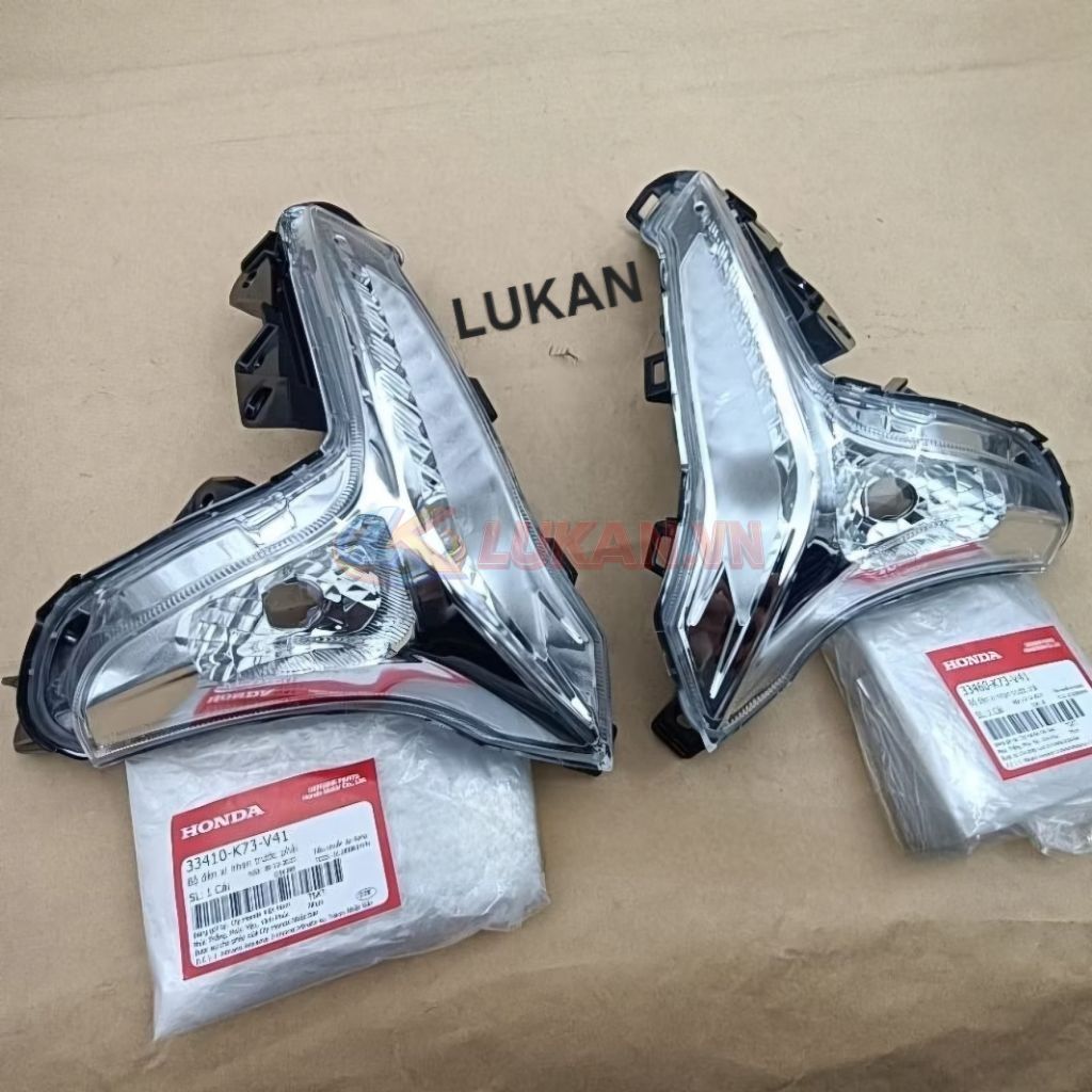 Cặp đèn demi, bộ xi nhan trước FUTURE LED, WAVE 125.... zin Honda 33410-K73-V41, 33400-K73-V41 - Ảnh 2