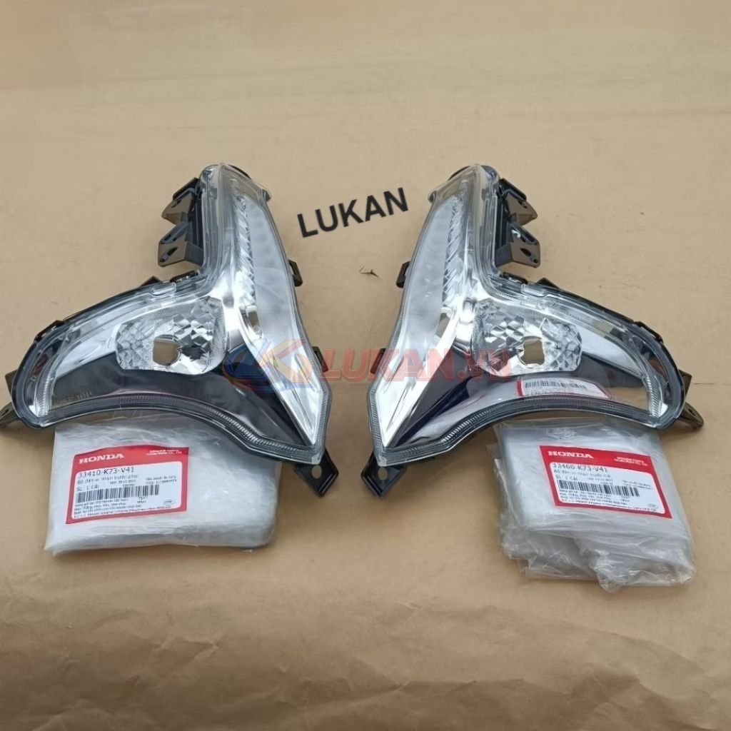 Cặp đèn demi, bộ xi nhan trước FUTURE LED, WAVE 125.... zin Honda 33410-K73-V41, 33400-K73-V41 - Ảnh 4