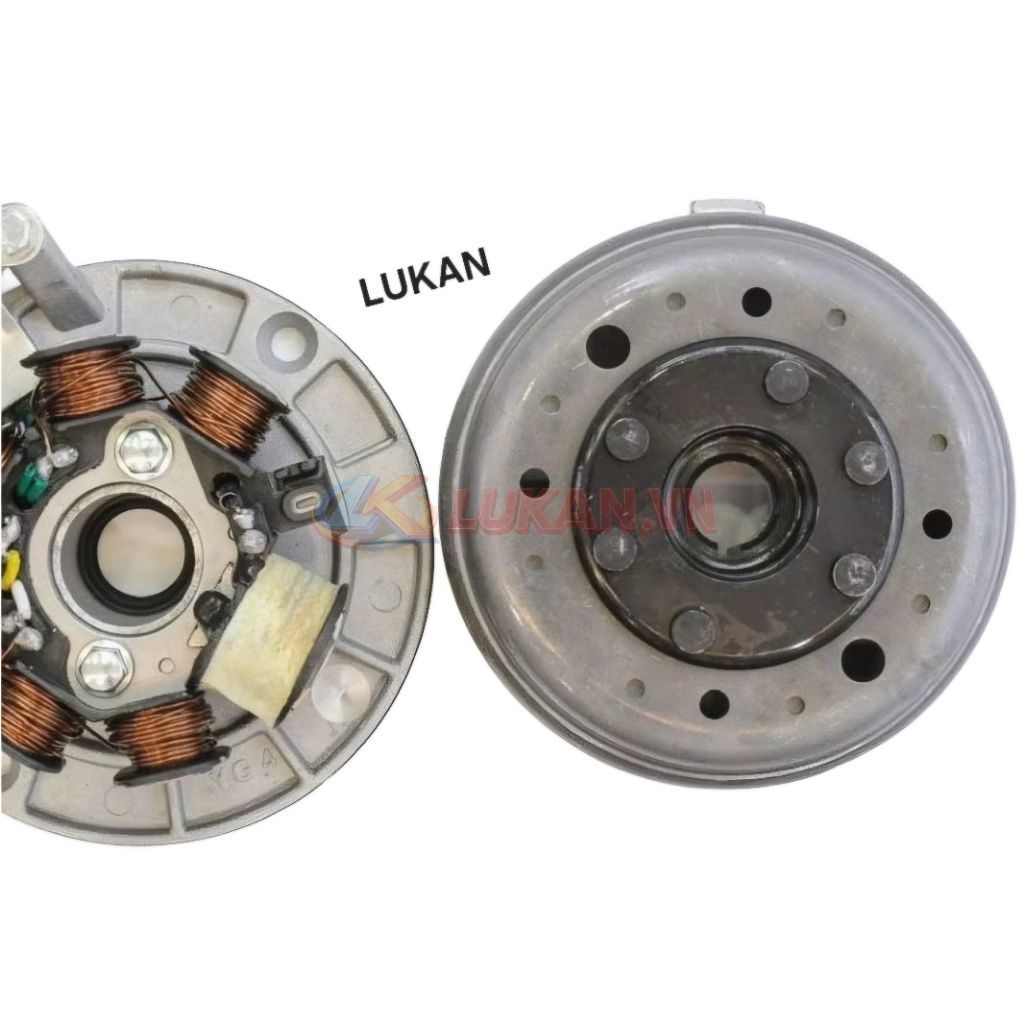 Bộ vô lăng, cuộn lửa mâm điện xe CUB 86, DREAM, WAVE.... Taiwan - Ảnh 3