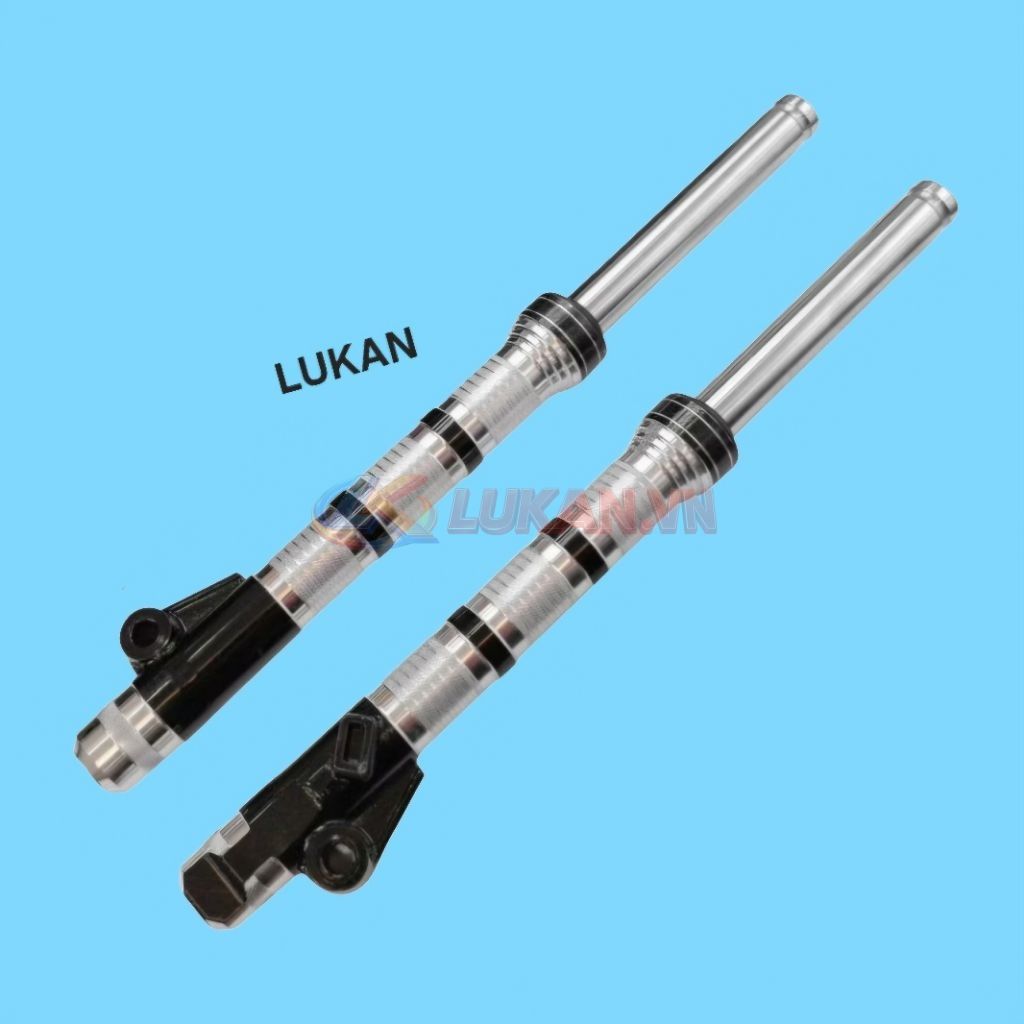 Cặp phuộc nhún, giảm sóc trước CNC xe DREAM, WAVE... thắng đùm - Ảnh 3