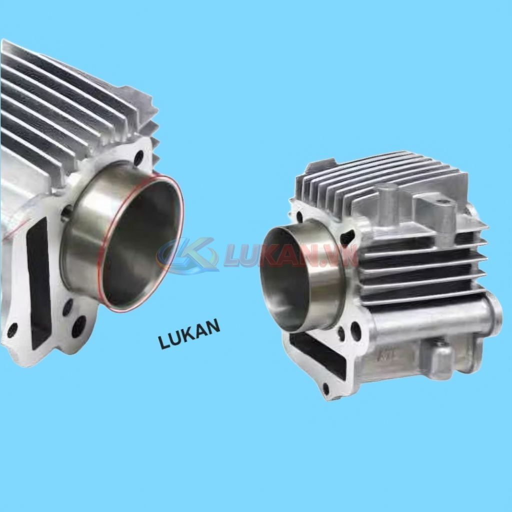 Lòng nhôm, hơi xi lanh cánh gió xe CUB.... dài 78, trái 52,5 - 54mm - Ảnh 2