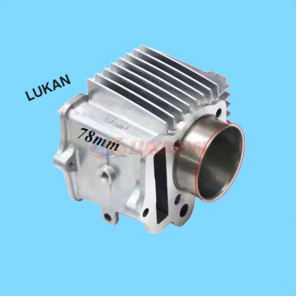 Lòng nhôm, hơi xi lanh cánh gió xe CUB.... dài 78, trái 52,5 - 54mm - Ảnh 3