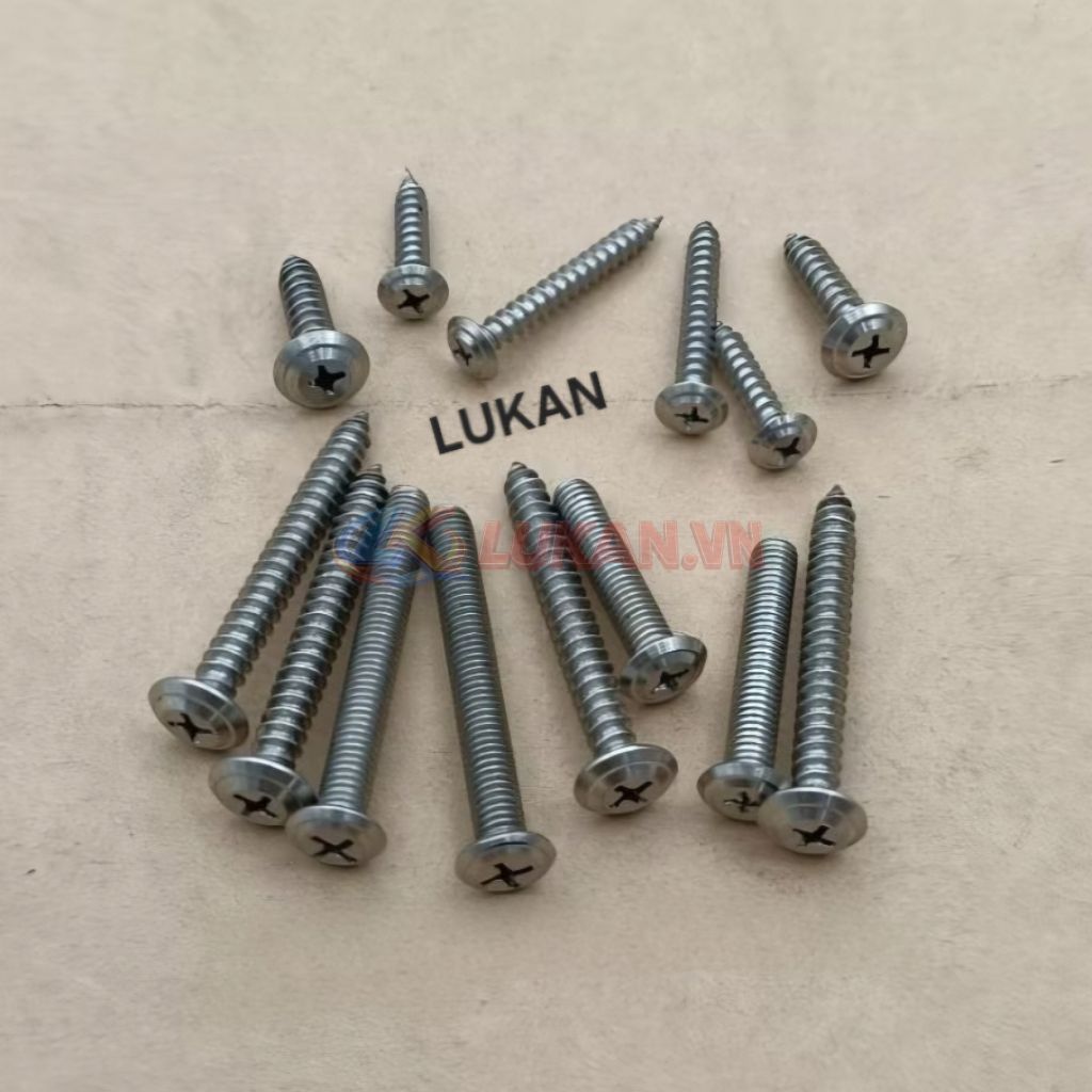 Bộ ốc, vít inox bắt nhựa võ đầu đèn, công tắc xe DREAM... - Ảnh 2
