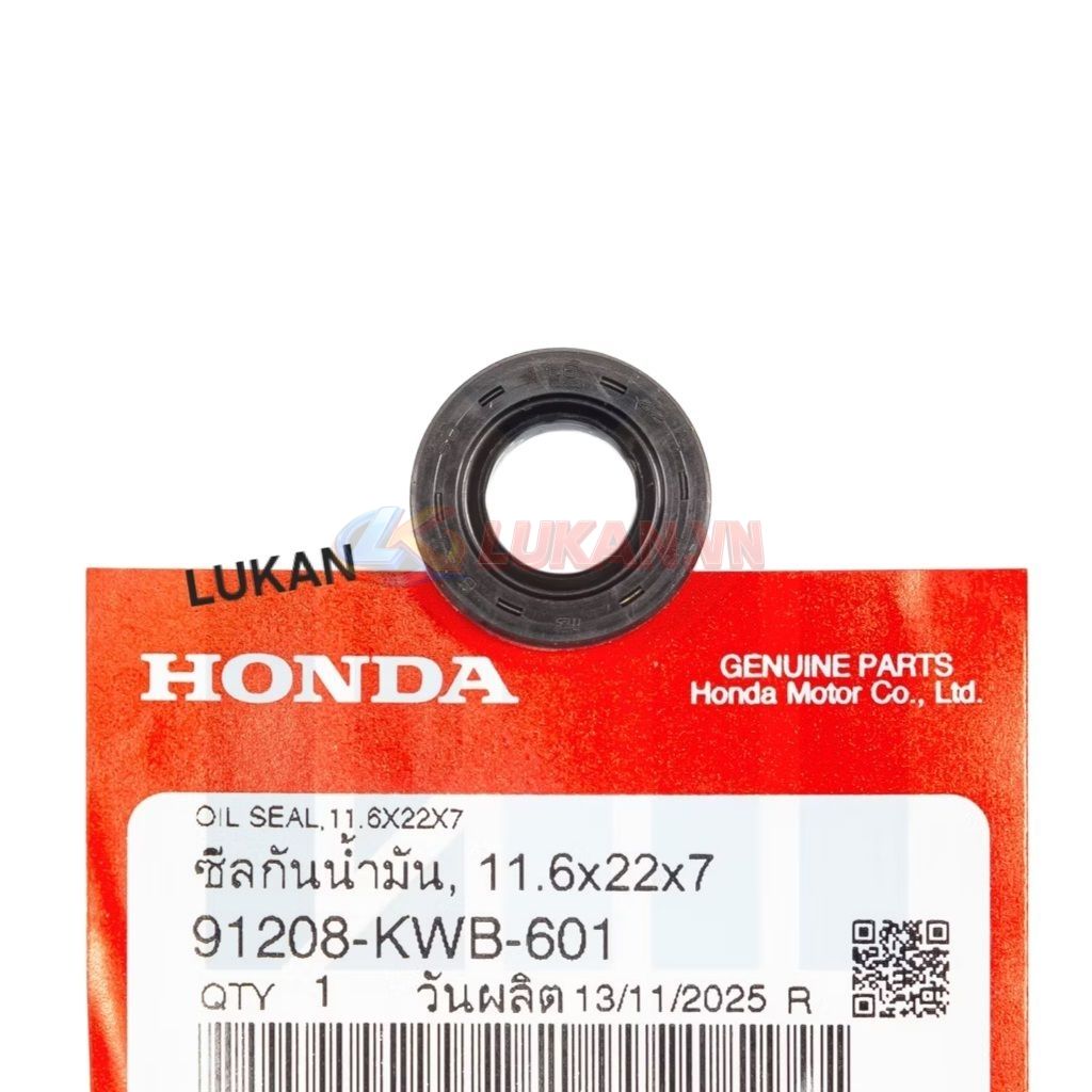 Phốt, phớt trục cốt cần số WAVE S110, RSX, BLADE, A110.... 11,6x22x7 zin 91208-KWB-601