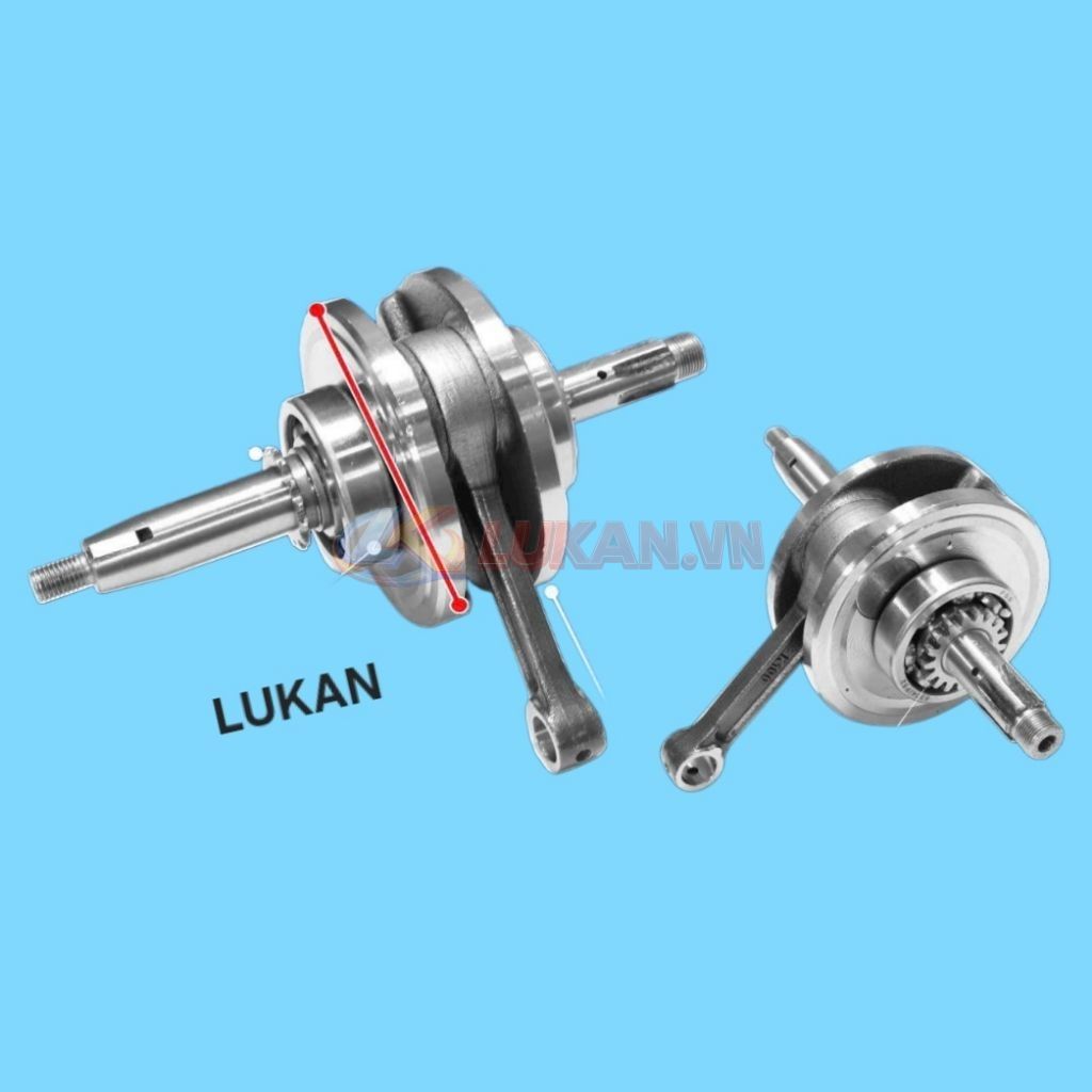Cây dên trục khuỷu, WAVE 110 biên xe CUB, 67, 81, 1 nồi má 96mm, tay 94 - Ảnh 4