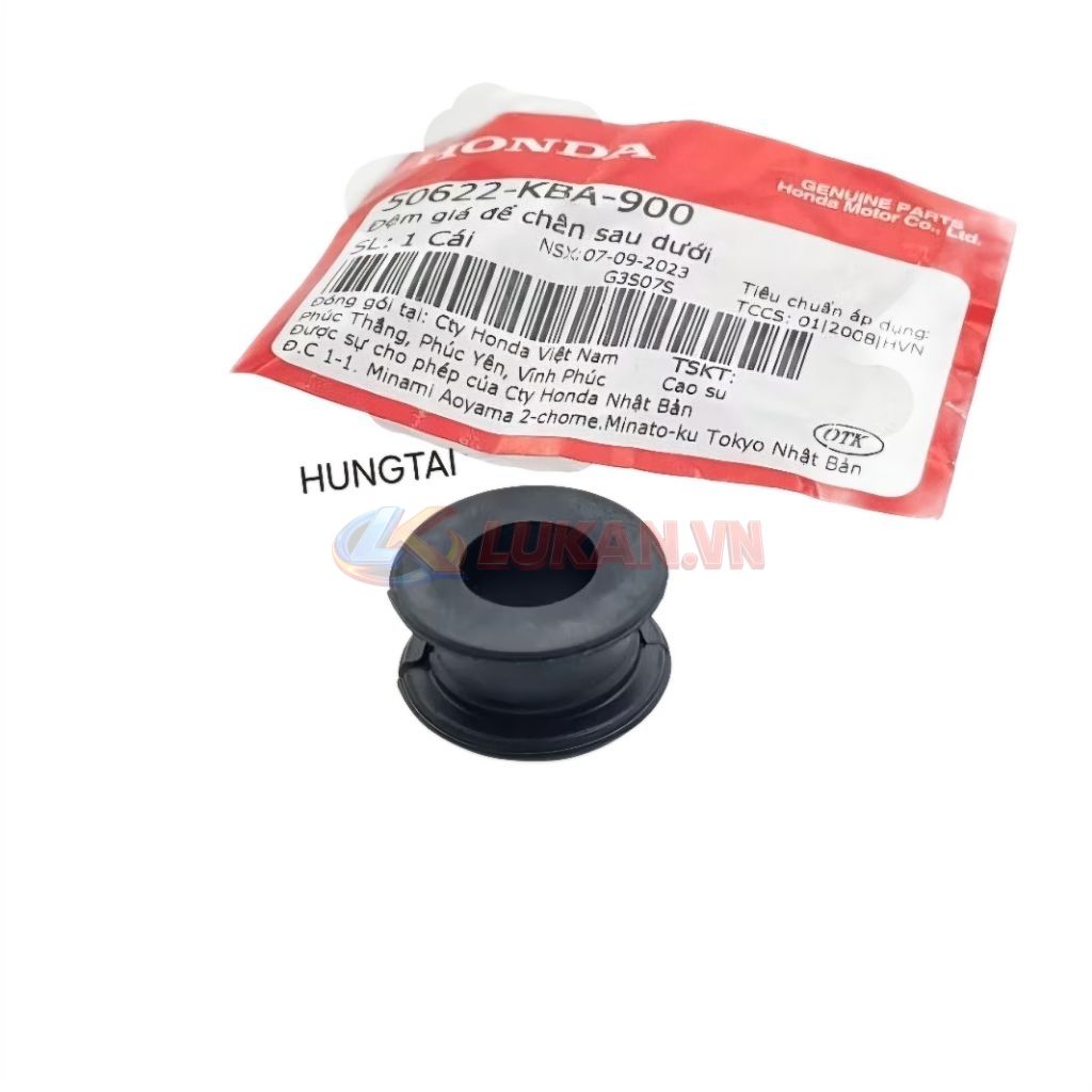 Cao su đùi pass nhôm gác chân dưới WAVE Thái, ALPHA, ZX, FUTURE 1... zin 50622-KBA-900 - Ảnh 4