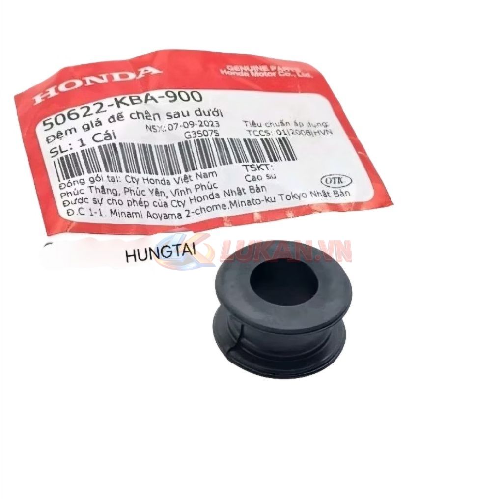 Cao su đùi pass nhôm gác chân dưới WAVE Thái, ALPHA, ZX, FUTURE 1... zin 50622-KBA-900