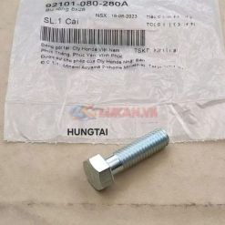Ốc, bu lông 8x28 pass đùi nhôm gác chân trái WAVE Thái, ALPHA, ZX, FUTURE 1... zin 92101-080-280A