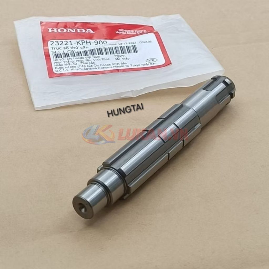 Trục cốt số, nhông tải xe FUTURE NEO, MẬP, LED, WAVE 125... zin 23221-KPH-900 - Ảnh 4