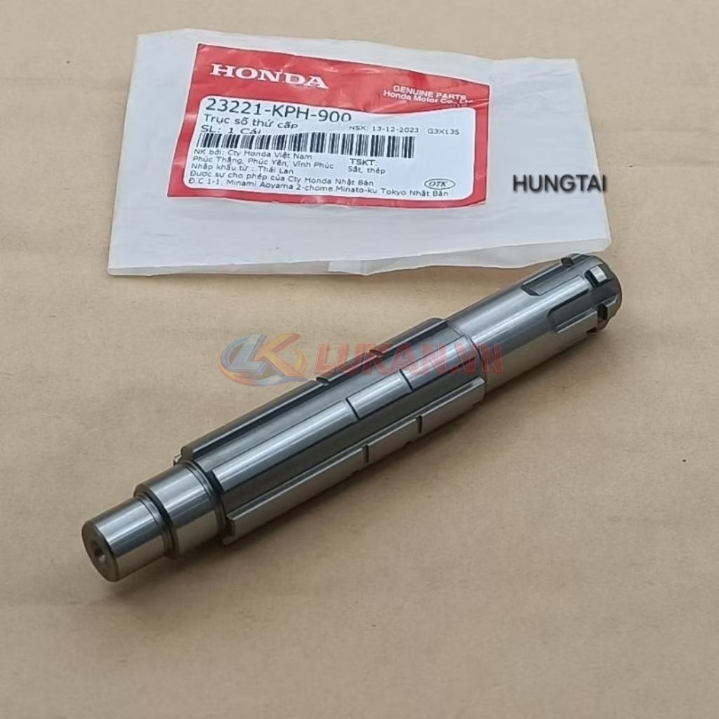 Trục cốt số, nhông tải xe FUTURE NEO, MẬP, LED, WAVE 125... zin 23221-KPH-900 - Ảnh 3