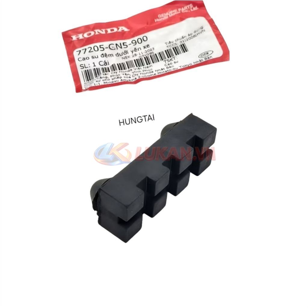 Cao su đệm đế yên ngồi xe DREAM zin chính hãng 77205-GN5-900 - Ảnh 3