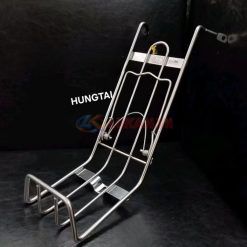 Baga giữa kẹp để đồ xe WAVE A, RS, S100, RSX...  inox 8li mẫu xưa