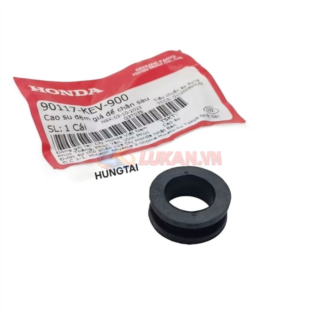 Cao su đùi pass nhôm gác chân WAVE Thái, ALPHA, ZX, FUTURE 1... zin 90117-KEV-900 - Ảnh 2