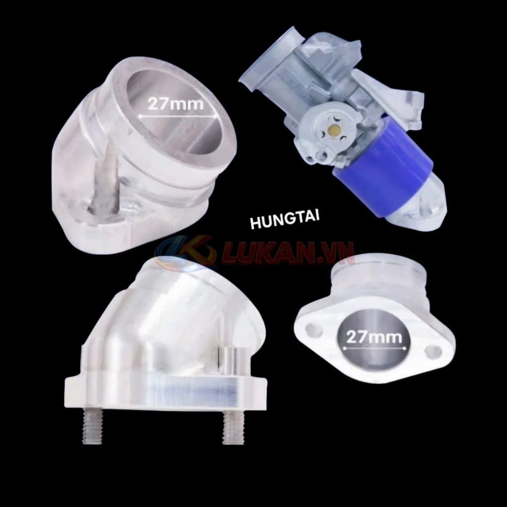 Họng co xăng, cổ hút Fi CNC xe DREAM, WAVE, FUTURE.... - Ảnh 3