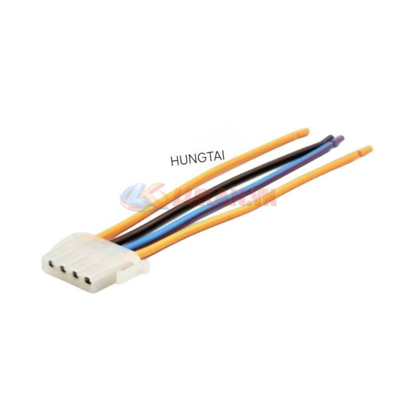 Dây ghim, giắc cắm nút công tắc 4 lỗ xe WAVE, FUTURE, WINNER.... - Ảnh 2