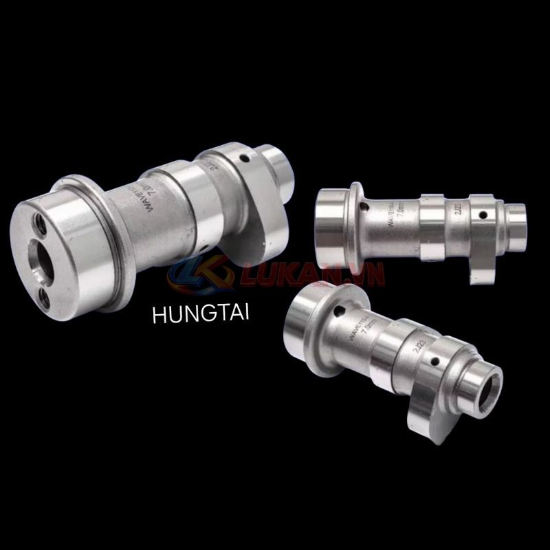 Trục cốt cam xe DREAM, WAVE... đầu bò quylat 4 val 6.6, 7.0mm - Ảnh 2