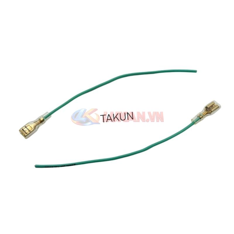 Dây gim điện, giắc cắm kèn còi xe DREAM, WAVE, FUTURE.... Đen + Xanh - Ảnh 4
