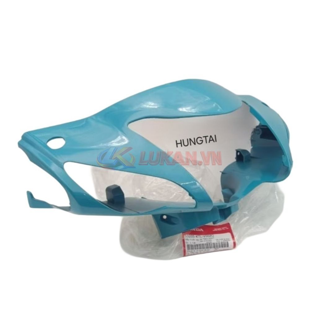 Nhựa ốp, vỏ đầu đèn trước WAVE A, ALPHA 100.... Xanh dương, bàn thờ zin Honda 53205-KTL-V00ZQ - Ảnh 2