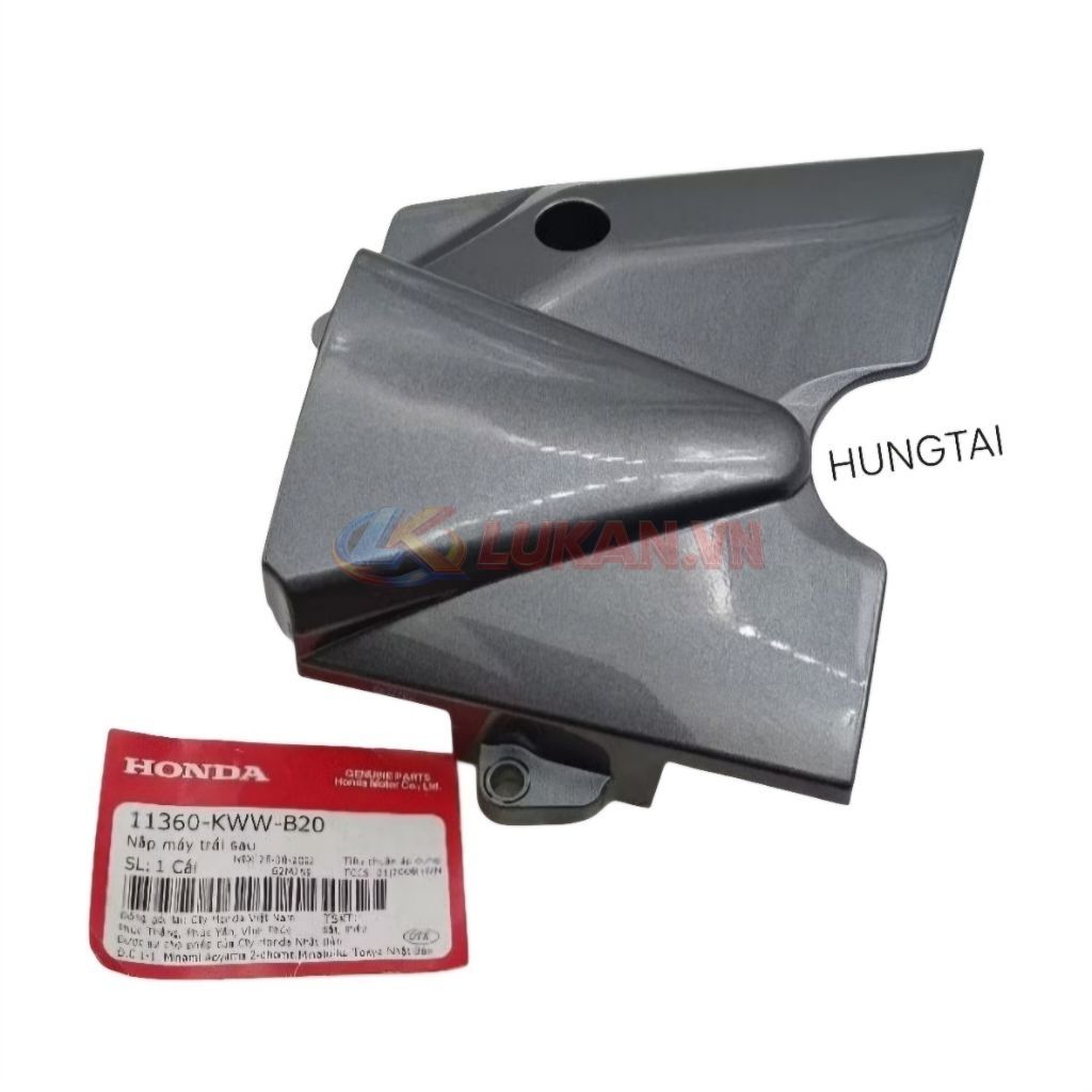 Nắp che nhông, mang đuôi cá xe WAVE S110, RSX, RS... Xám zin Honda 11360-KWW-B20 - Ảnh 4