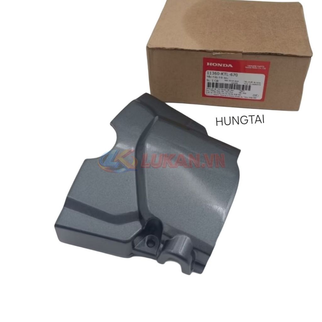 Nắp che nhông, mang đuôi cá xe WAVE RS, S100, RSX... Xám zin Honda 11360-KTL-670 - Ảnh 2
