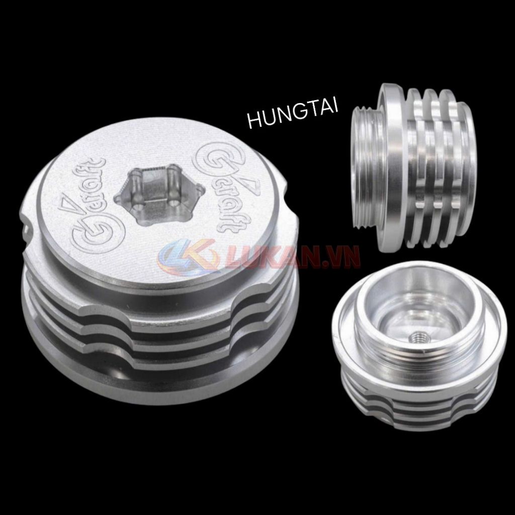 1 Ốc nắp xupap CNC đầu bò quylat xe DREAM, WAVE, CUB... - Ảnh 2