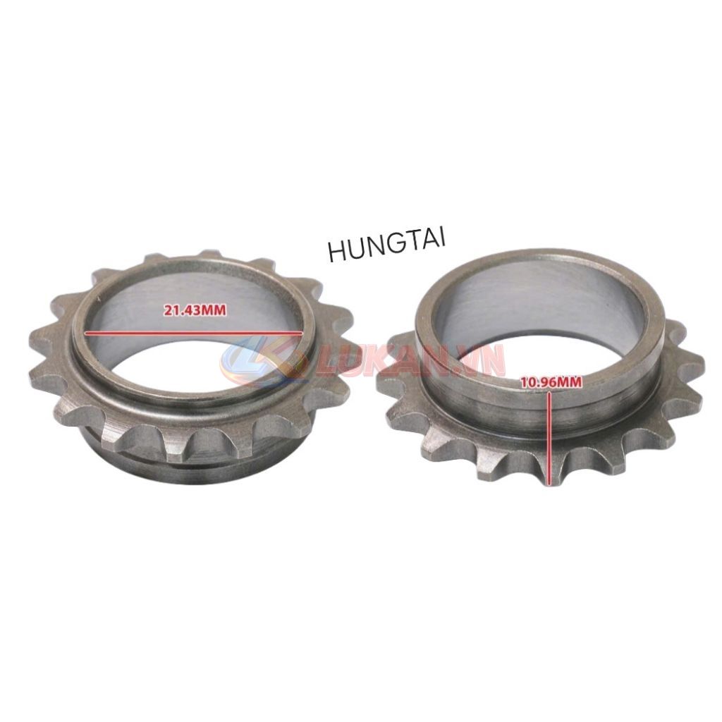 Nhông dên, bánh răng chia thì xe FUTURE MẬP, LED, 125.... 16T - Ảnh 2