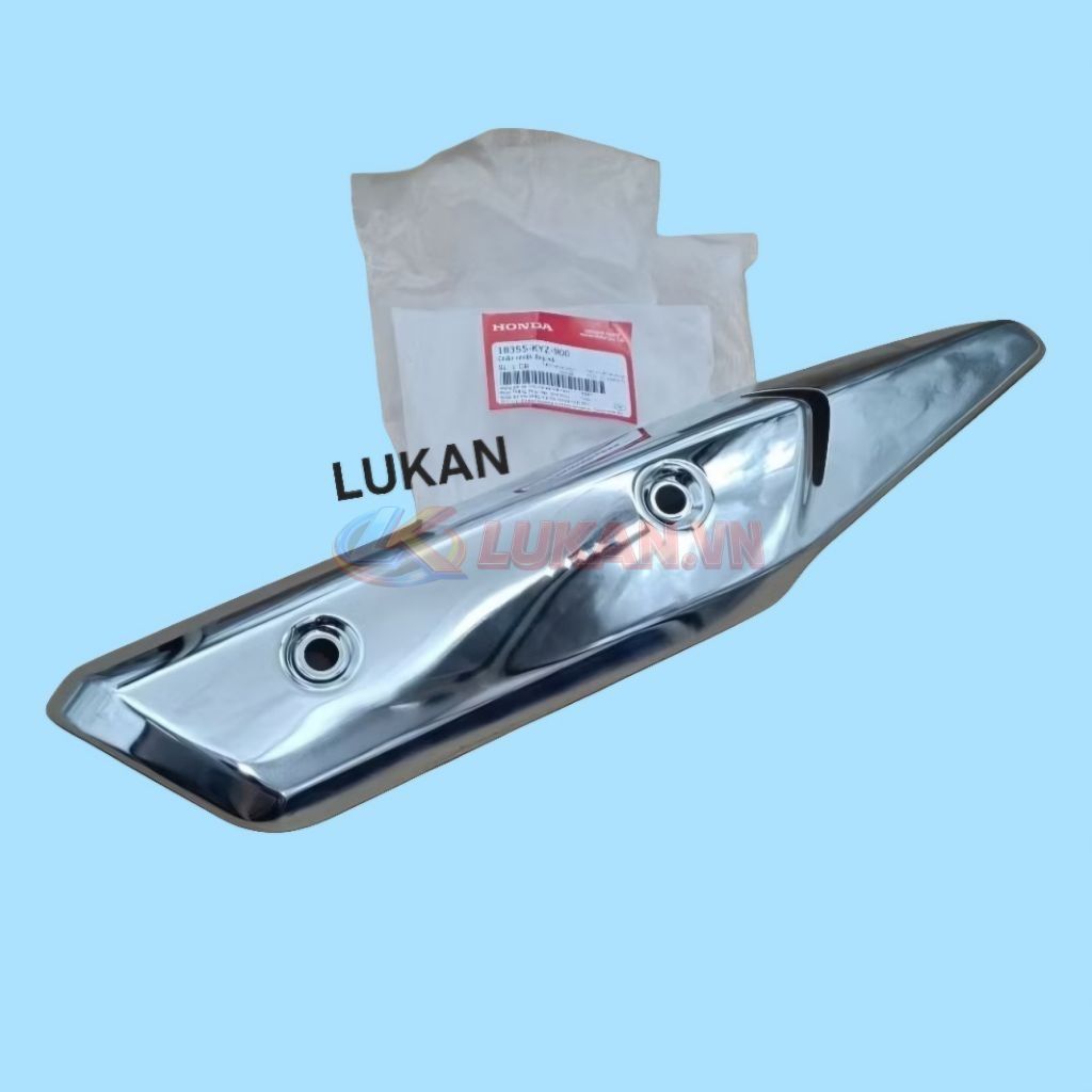 Ốp vĩ che thân pô, ống xã FUTURE MẬP 125 2012-2017... zin Honda 18355-KYZ-900 - Ảnh 4