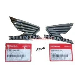 Tem logo cánh chim, bửng yếm xe FUTURE NEO, X 125.... zin Honda 87124-KVL-940, 87123-KVL-940