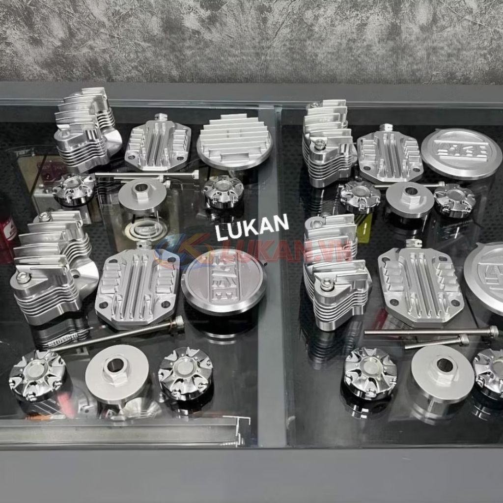 Bộ nắp chụp đầu bò quylat CNC xe DREAM, WAVE, CUB.... hàng thái - Ảnh 4