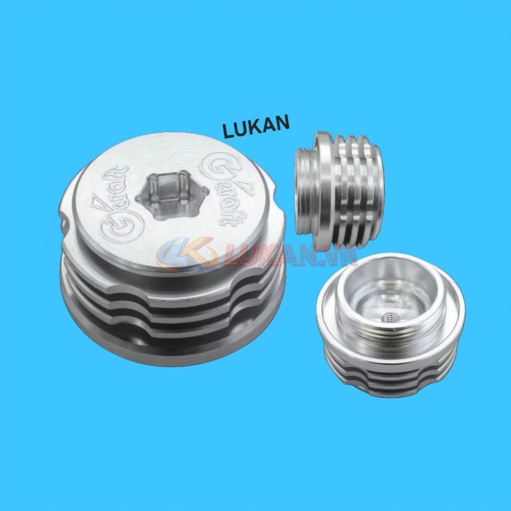 1 Ốc nắp xupap CNC đầu bò quylat xe DREAM, WAVE, CUB... - Ảnh 4
